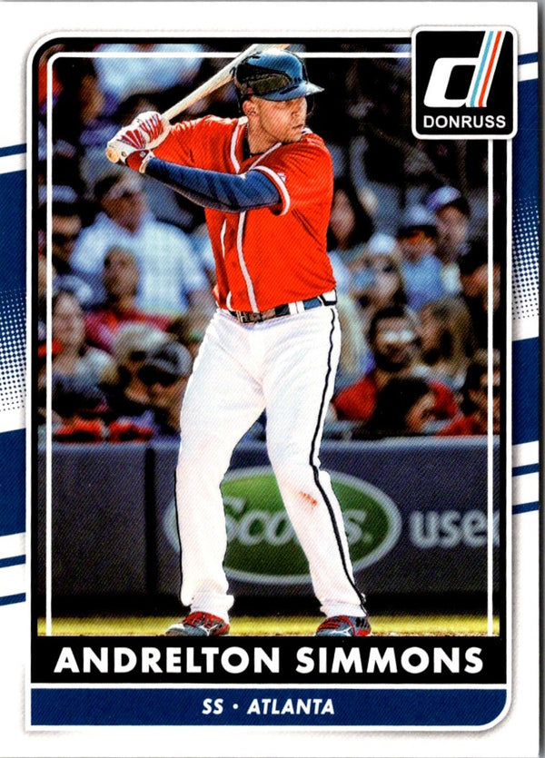 2016 Donruss Andrelton Simmons #80