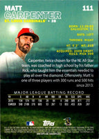 2016 Stadium Club Matt Carpenter #111