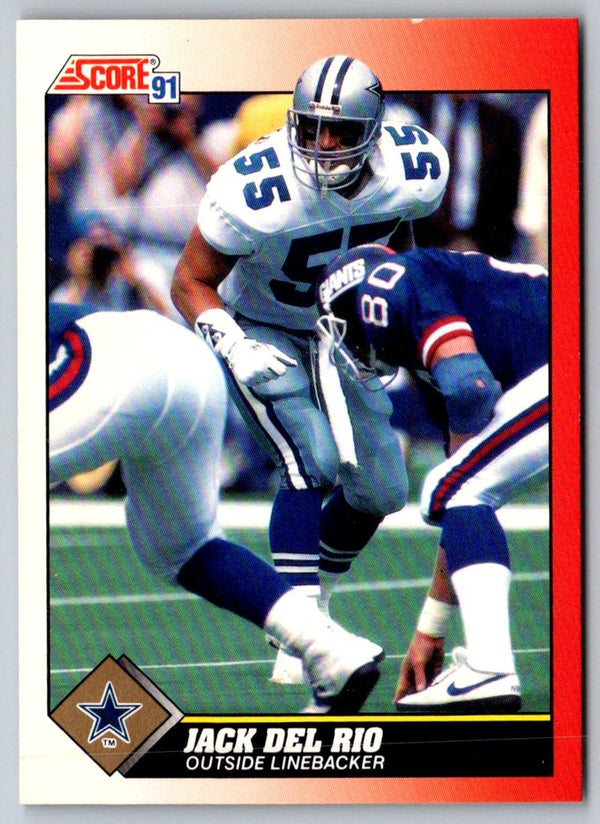1991 Score Jack Del Rio #162