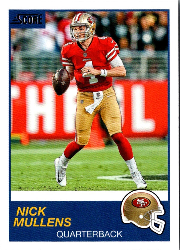 2019 Score Nick Mullens #305