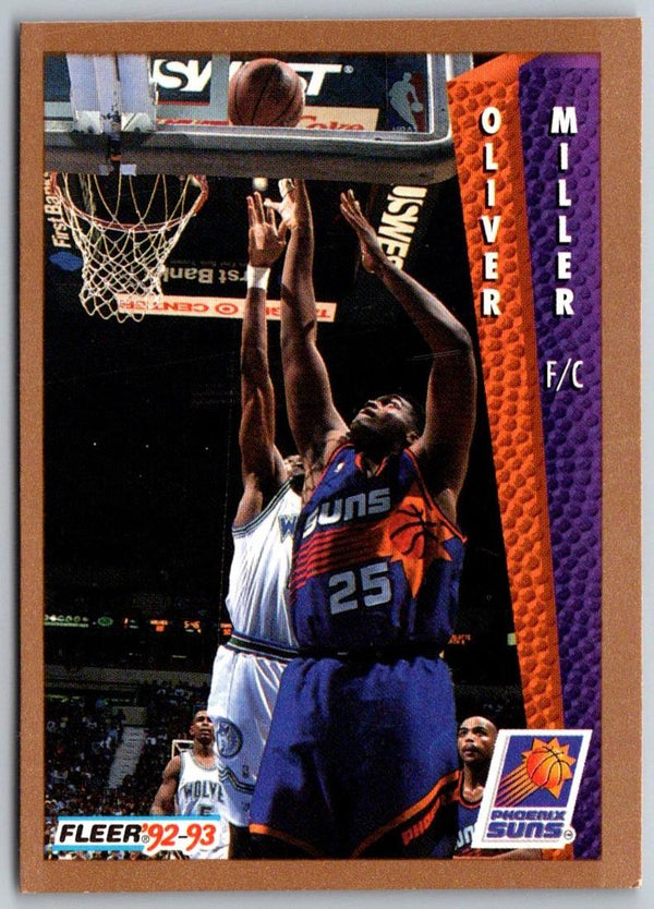 1992 Fleer Oliver Miller #413 Rookie