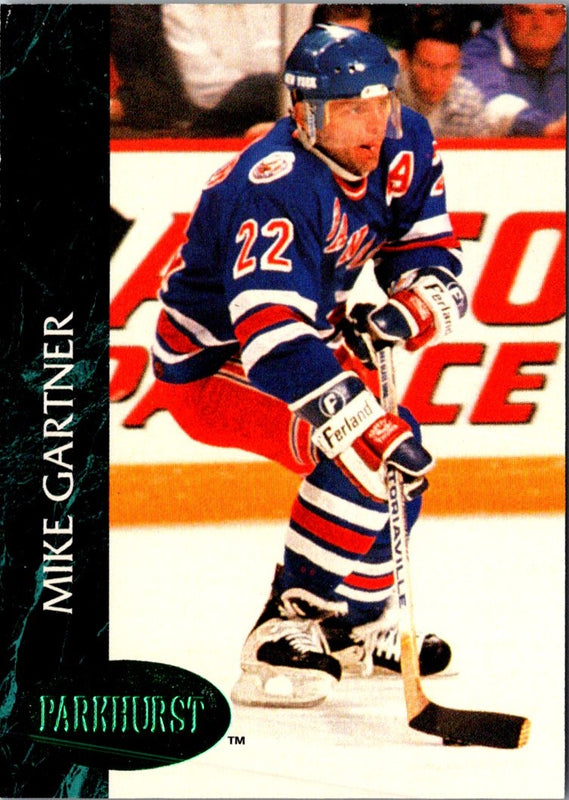 1992 Parkhurst Emerald Ice Mike Gartner #108