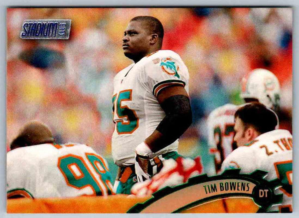 1997 Topps Stadium Club Football Tim Bowens #319