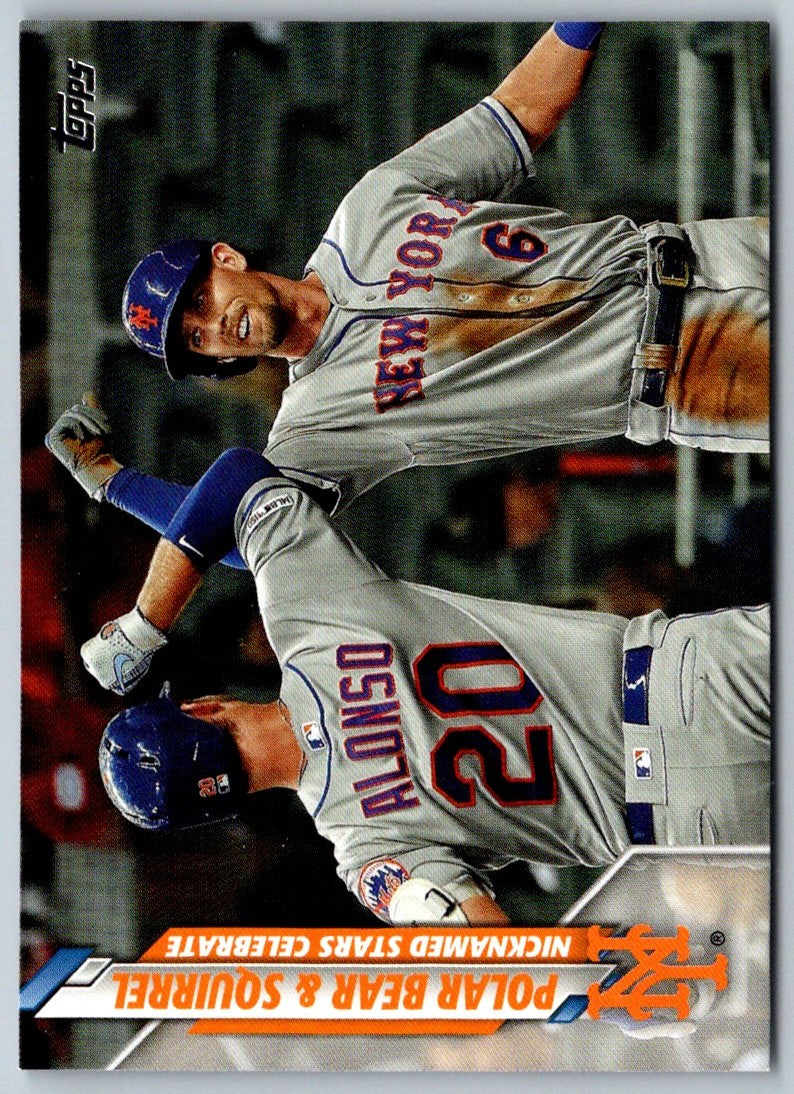 2020 Topps Update Polar Bear & Squirrel (Pete Alonso/Jeff McNeil)