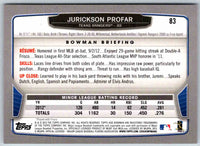 2014 Bowman Jurickson Profar #83