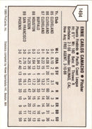 1989 ProCards Minor League Team Sets Ernie Camacho