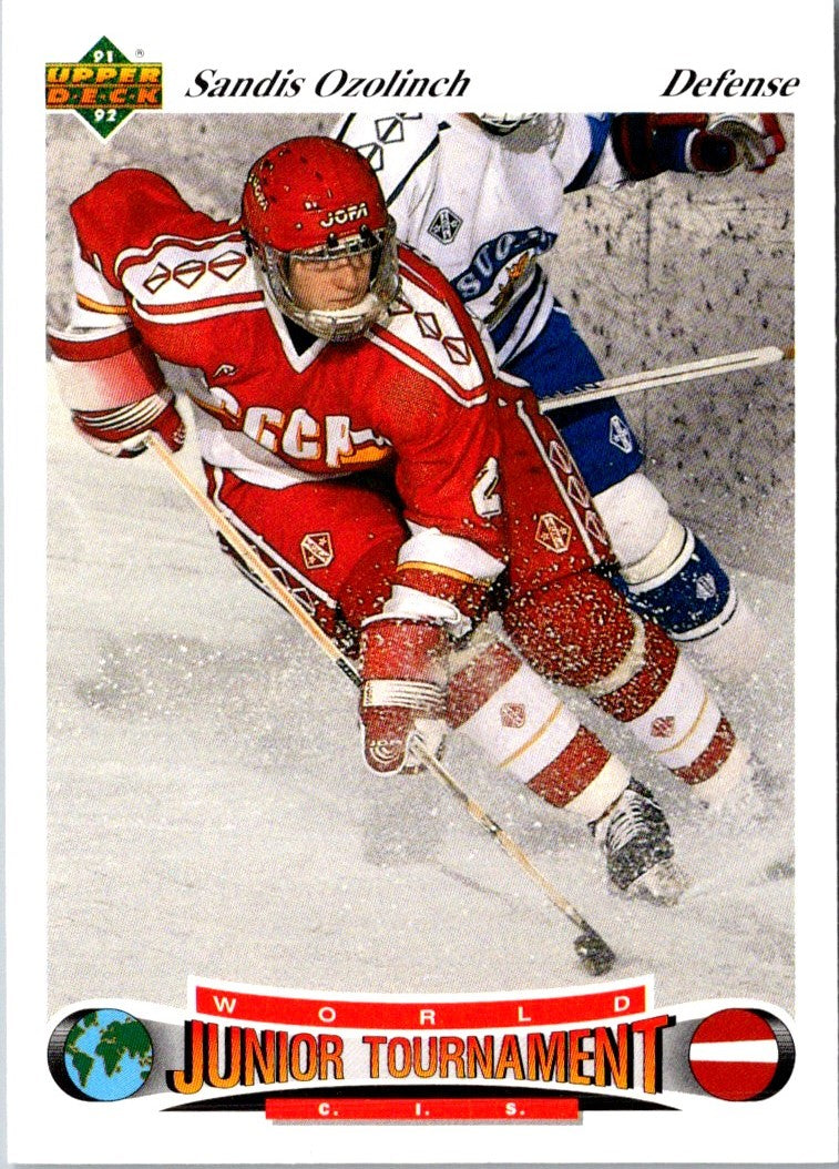 1991 Upper Deck Czech World Juniors Sandis Ozolinch