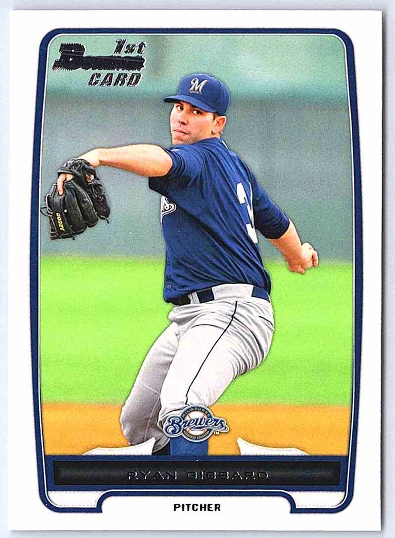 2012 Bowman Ryan Gibbard