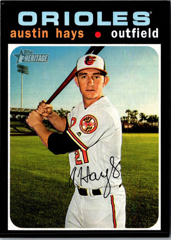 2020 Topps Heritage Austin Hays #326 NM-MT+