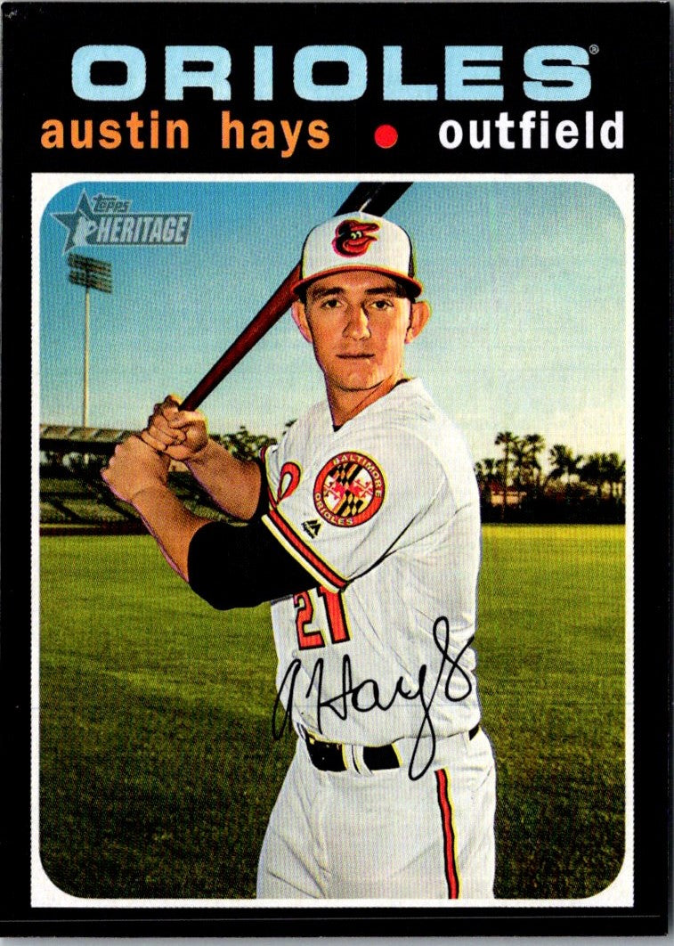 2020 Topps Heritage Austin Hays