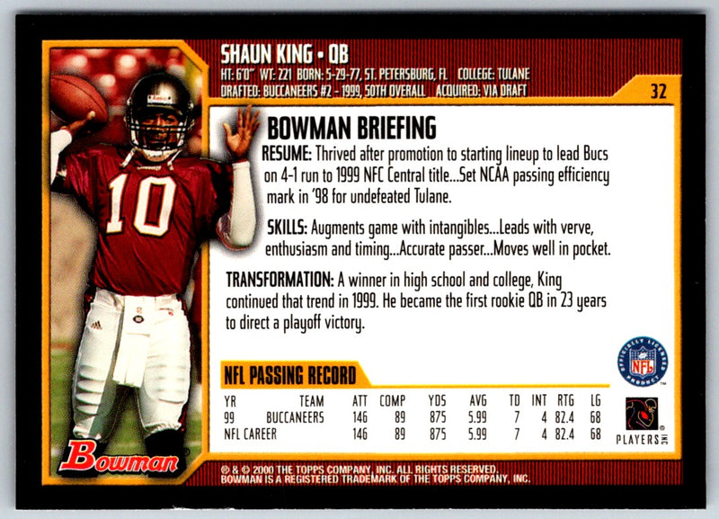 2000 Bowman Shaun King