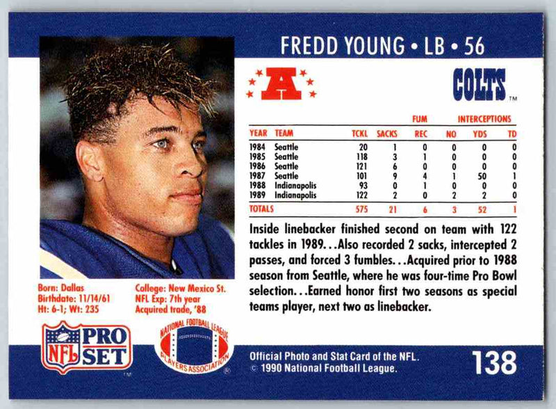 1990 Pro Set Fredd Young