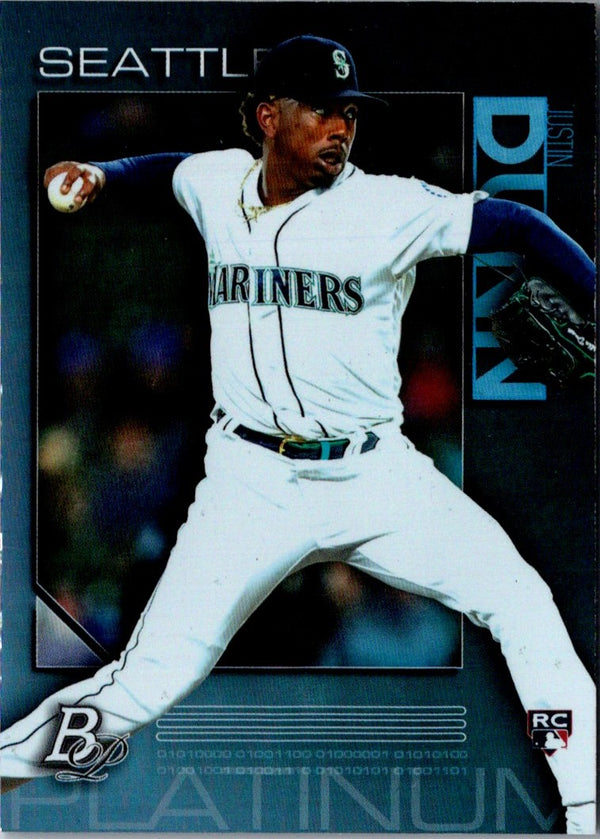 2020 Bowman Platinum Justin Dunn #14