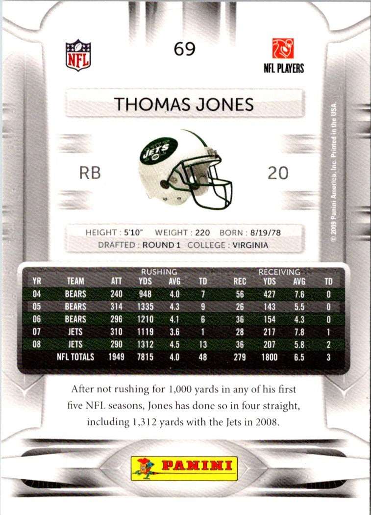 2009 Playoff Prestige Thomas Jones