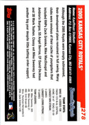 2006 Topps Kansas City Royals