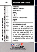 2007 Finest Shawne Merriman #97