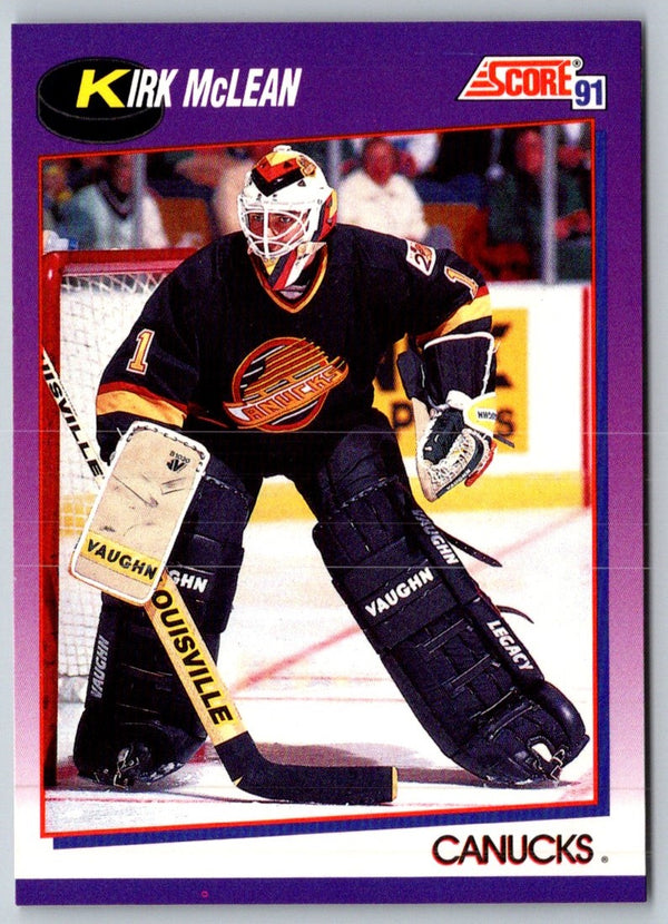 1991 Score Canadian Bilingual Kirk McLean #481