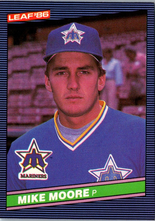 1986 Leaf Mike Moore #114