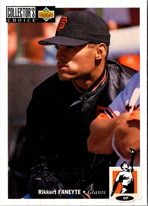 1994 Collector's Choice Rikkert Faneyte #97 Rookie