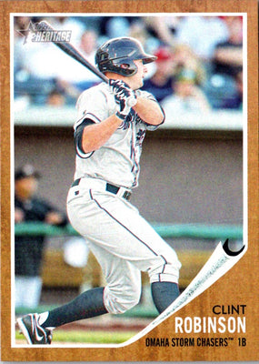 2011 Topps Heritage Minor League Clint Robinson #196