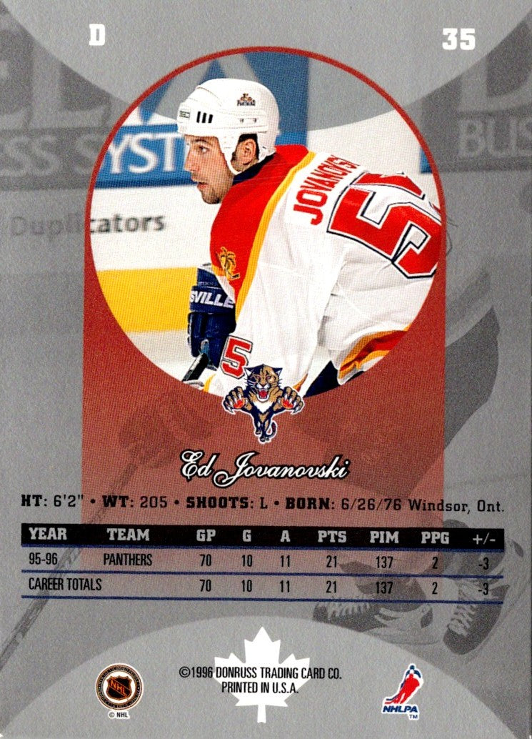 1996 Donruss Canadian Ice Ed Jovanovski