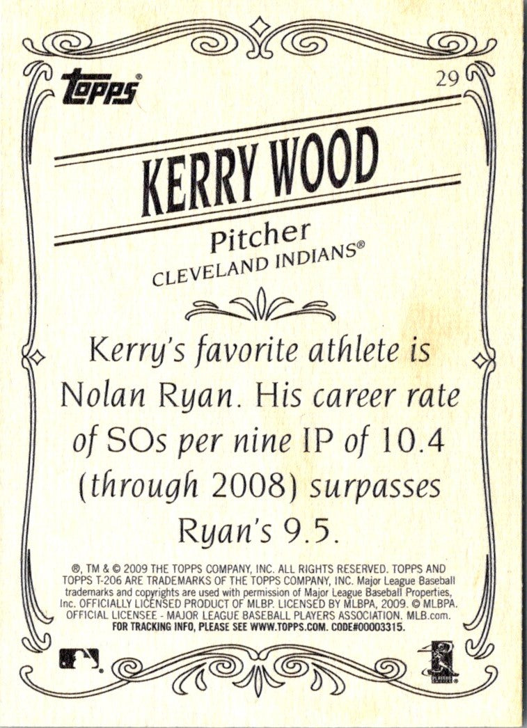 2009 Topps 206 Kerry Wood