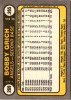 1981 Fleer Bobby Grich #269