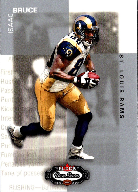 2002 Fleer Box Score Isaac Bruce #109