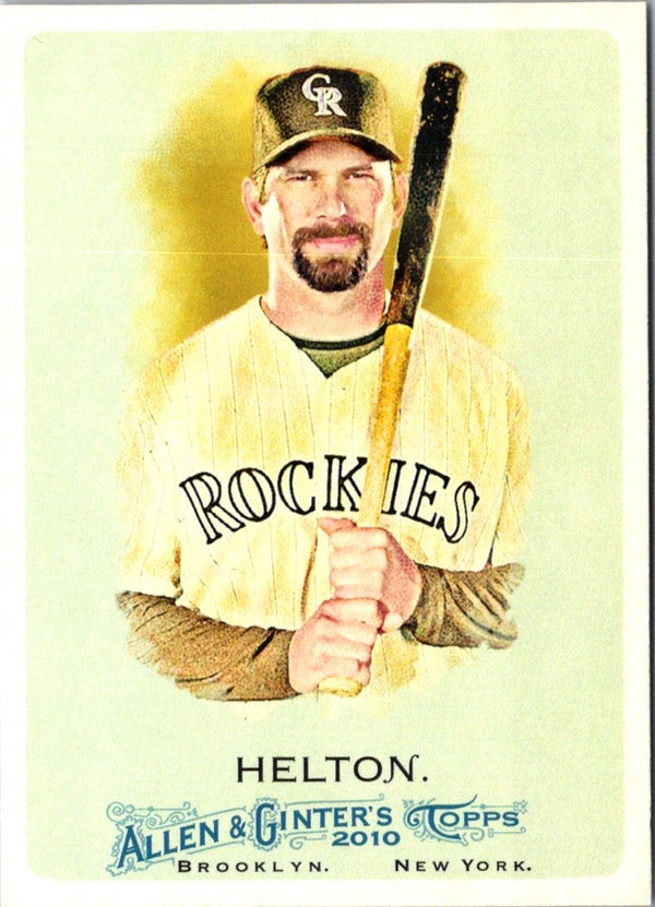 2010 Topps Allen & Ginter Todd Helton #218