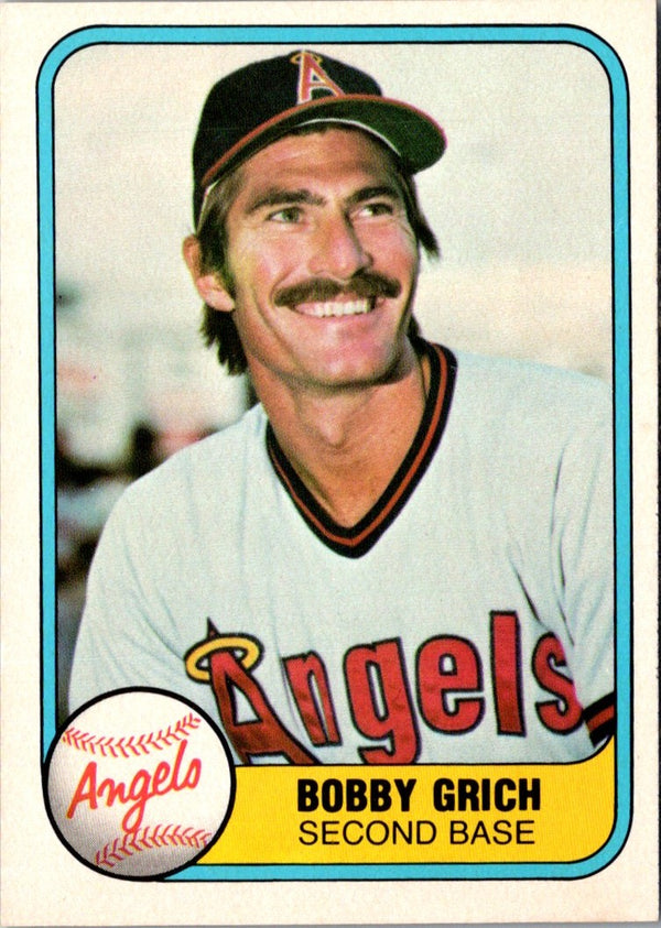 1981 Fleer Bobby Grich #269