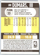 1990 Fleer Joe Dumars