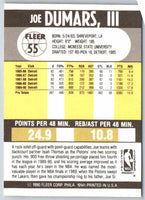 1990 Fleer Joe Dumars #55