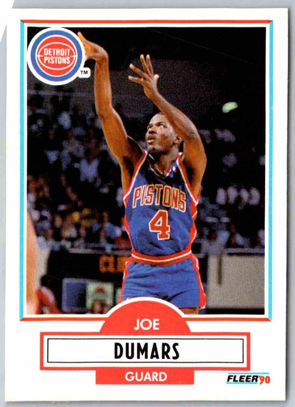 1990 Fleer Joe Dumars #55