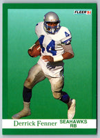 1991 Fleer Derrick Fenner #186