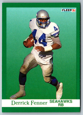 1991 Fleer Derrick Fenner #186