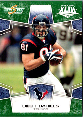 2008 Score Owen Daniels #121
