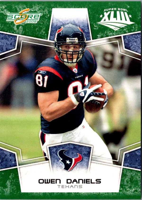 2008 Score Owen Daniels #121
