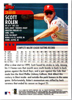 2000 Topps Scott Rolen #328