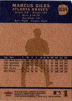 2002 Fleer Tradition Update Marcus Giles #U104