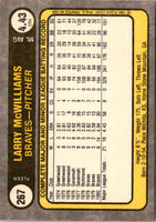 1981 Fleer Larry McWilliams #267