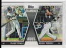2011 Topps Diamond Duos Frank Thomas/Manny Ramirez