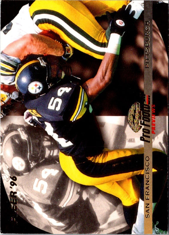 1995 Fleer Flair Preview Barry Sanders #10