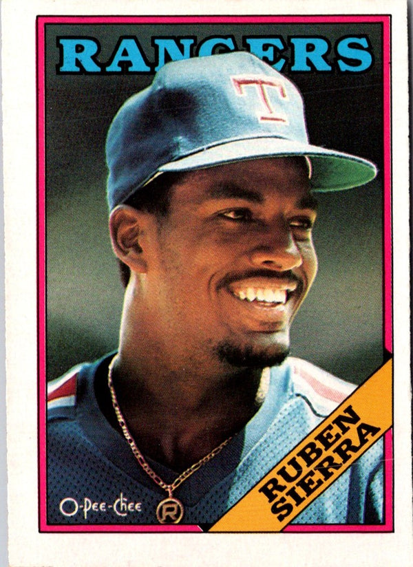 1988 O-Pee-Chee Ruben Sierra #319