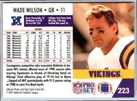 1991 Pro Set Wade Wilson #223
