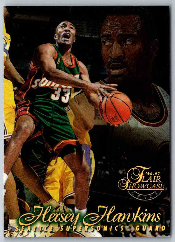 1996 Flair Hersey Hawkins #84