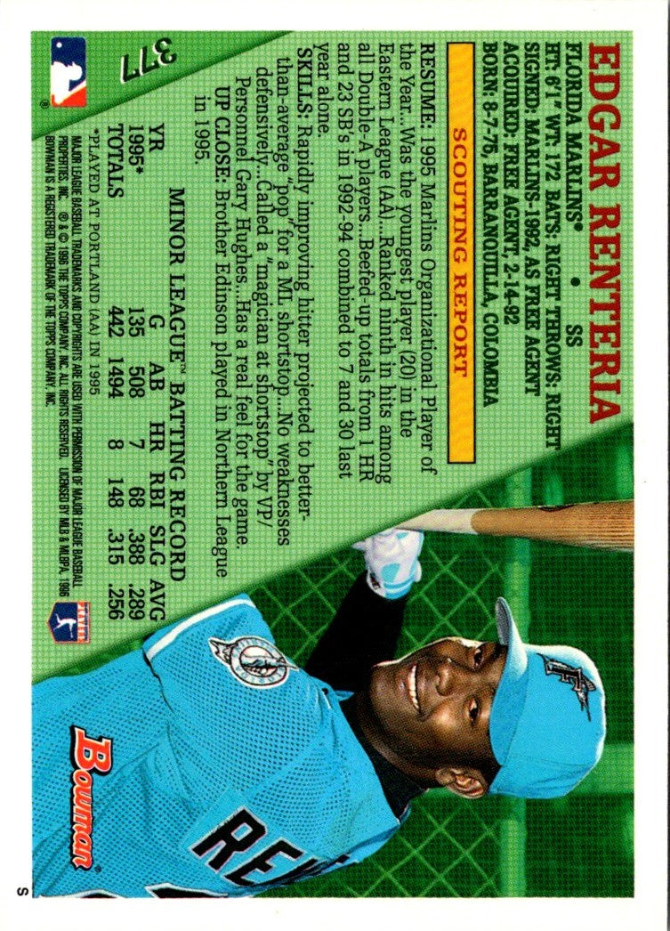 1996 Bowman Edgar Renteria