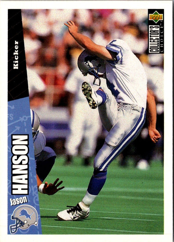 1996 Collector's Choice Jason Hanson #325