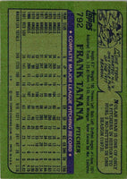 1982 Topps Frank Tanana #792