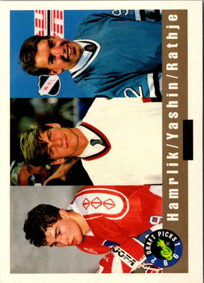 1992 Classic Draft Picks Roman Hamrlik/Alexei Yashin/Mike Rathje #60