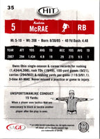 2008 SAGE HIT Kalvin McRae #35